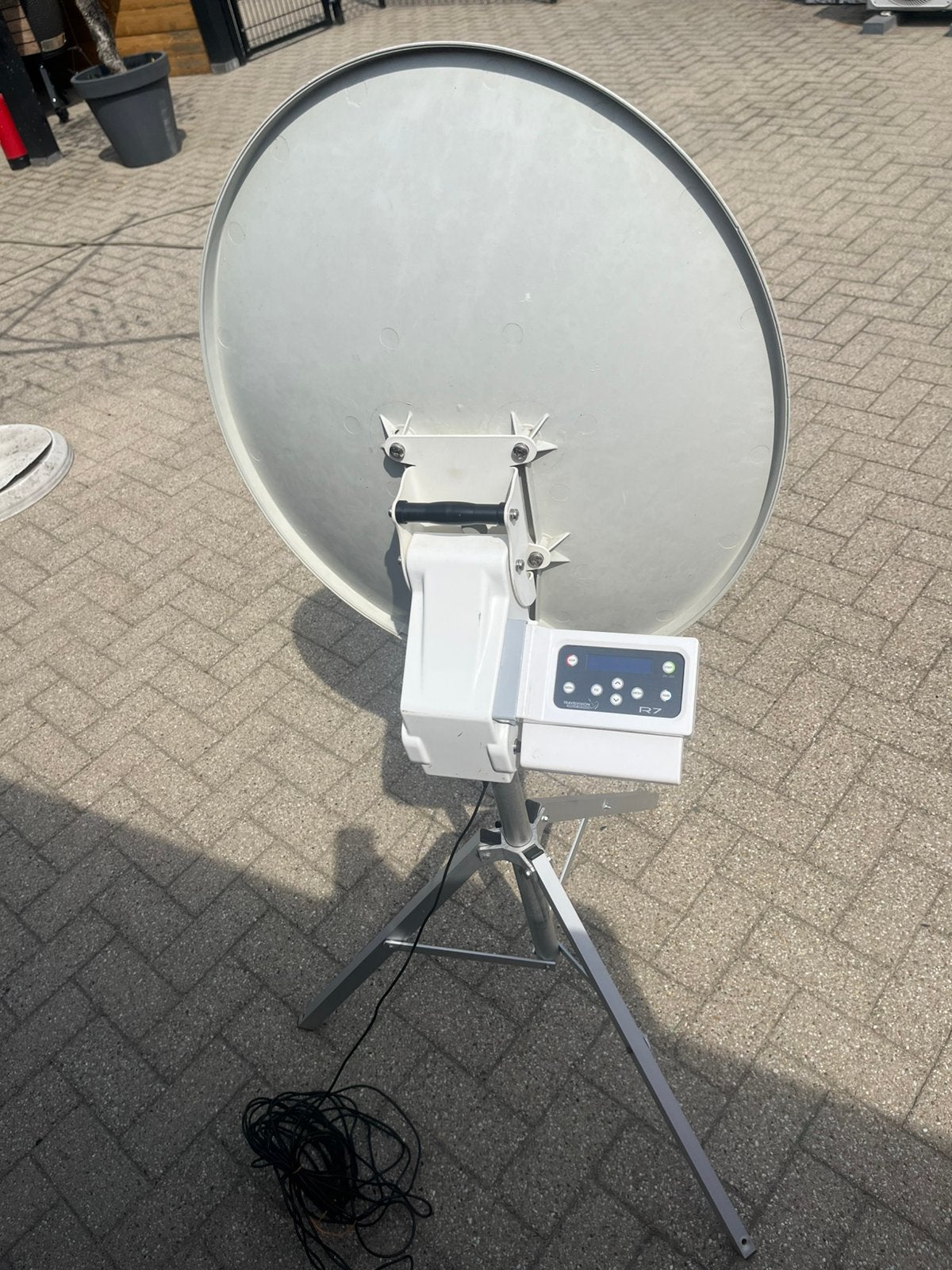 Vol automatische travel vision R7 schotel, Audio, Tv en Foto, Ophalen, Zo goed als nieuw, Overige merken