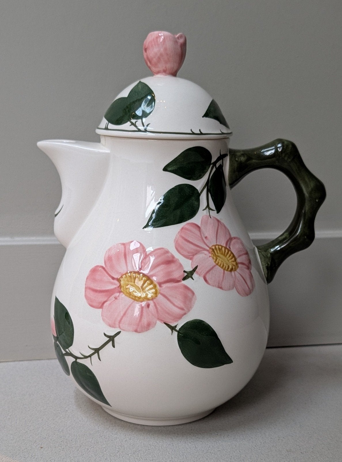Villeroy & Boch wild rose thee koffiepot, Overige typen, Ophalen of Verzenden, Zo goed als nieuw, Overige stijlen