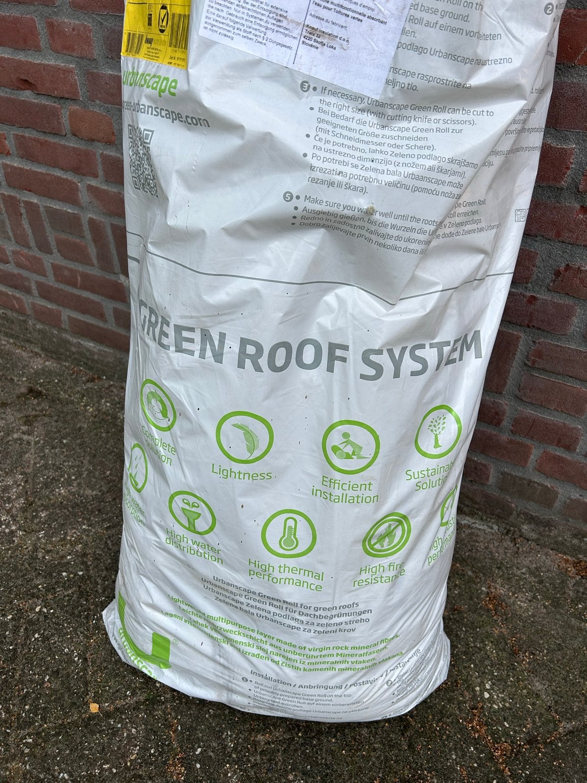 Urbanscape Green Roll D11 - Groendaksysteem, Ophalen, Nieuw, Minder dan 10 m², Gras