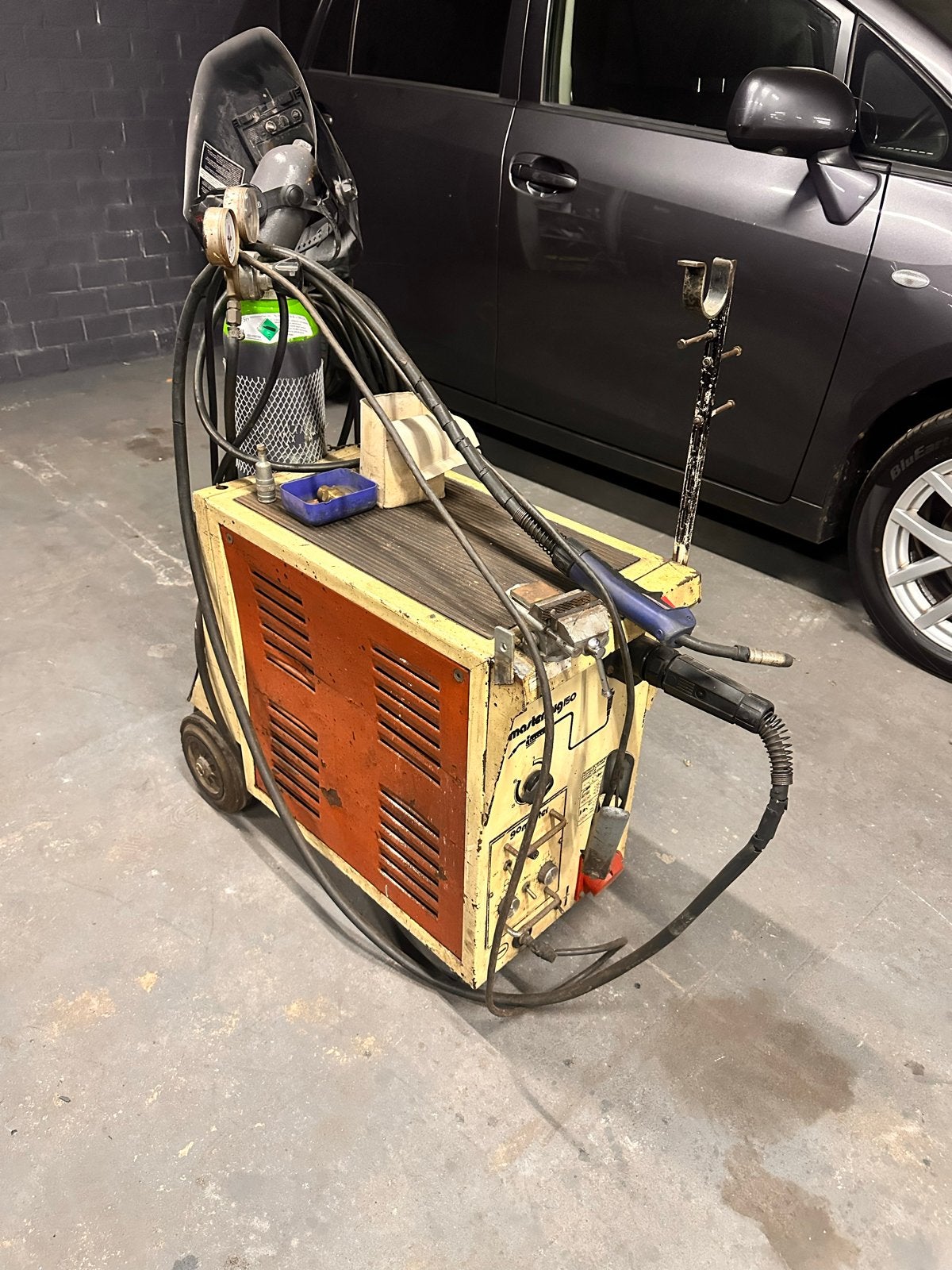 Telwin Mastermig 150 lasapparaat 380v, Ophalen, Gebruikt, Minder dan 150 ampère, Co2