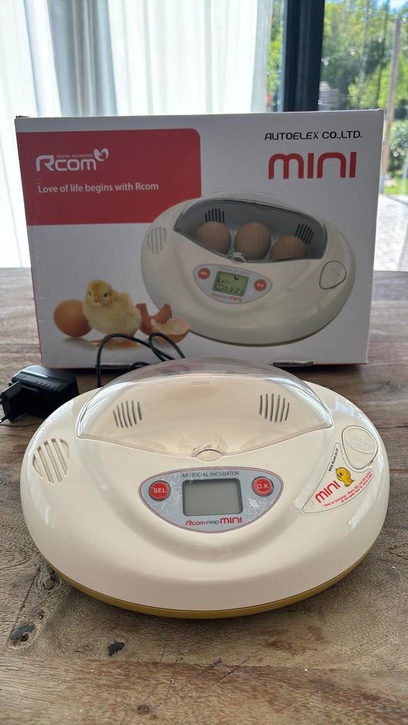 Rcom Mini Pro broedmachine, Dieren en Toebehoren, Ophalen of Verzenden, Zo goed als nieuw, Broedmachine