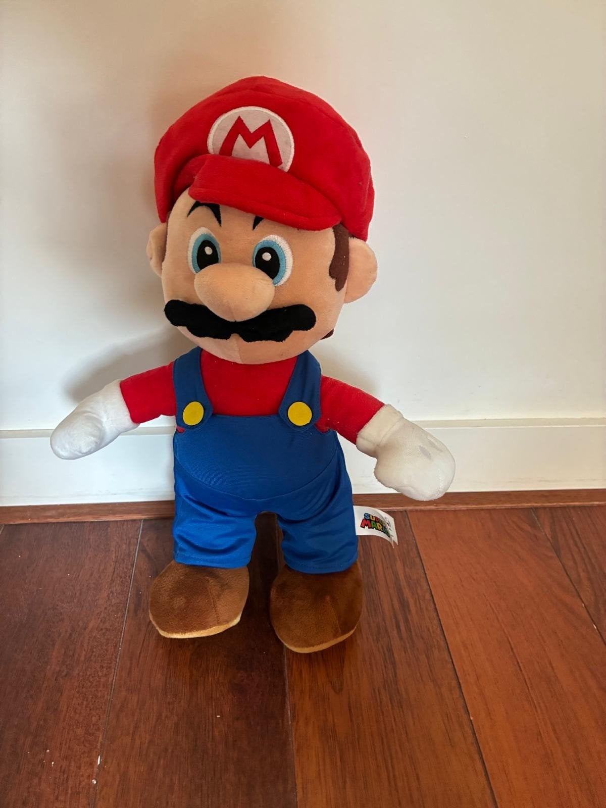 Mario knuffel 40 cm groot, Kinderen en Baby's, Speelgoed | Knuffels en Pluche, Ophalen, Zo goed als nieuw, Overige typen