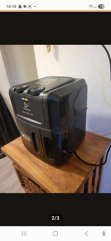 Emerio Smart Fryer Airfryer - Perfect voor de liefhebber!, Witgoed en Apparatuur, Airfryers, Ophalen of Verzenden, Gebruikt, Airfryer