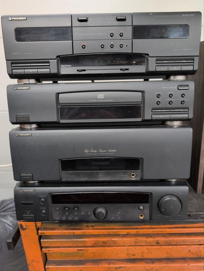 Pioneer stereo installatie, Audio, Tv en Foto, Stereo-sets, Ophalen, Cassettedeck, Pioneer
