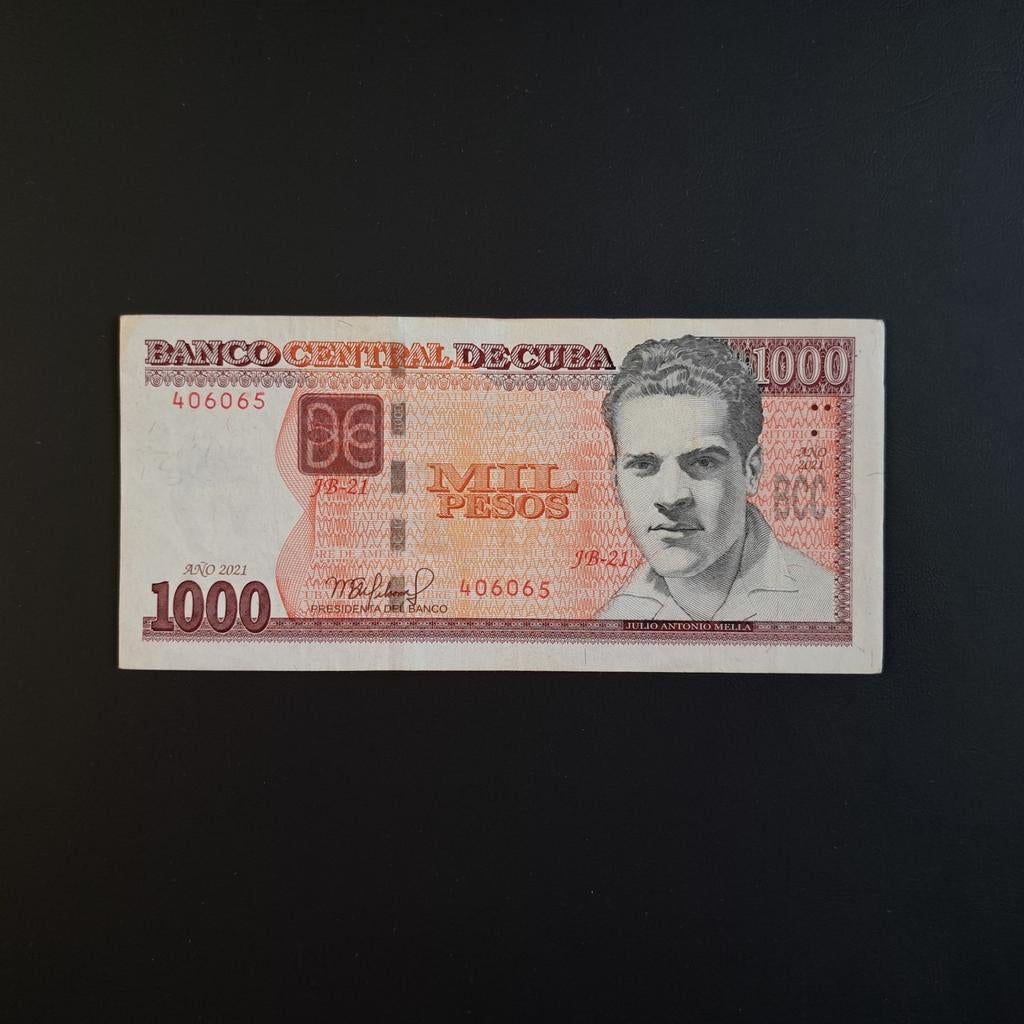 1000 peso Cuba #035, Verzenden, Noord-Amerika, Los biljet