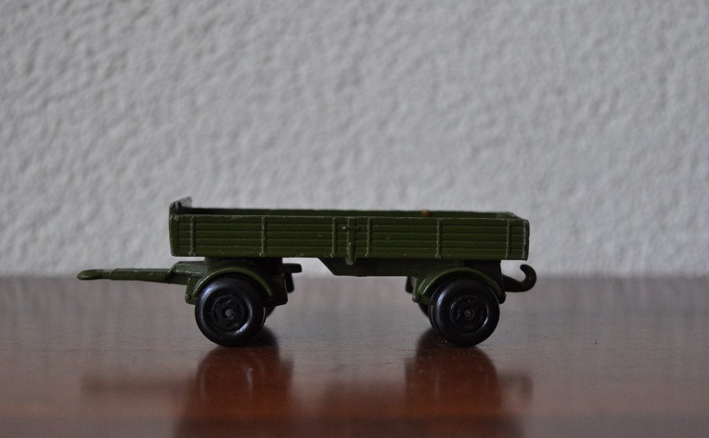 Matchbox Mercedes Army Trailer Lorry, Ophalen of Verzenden, Gebruikt, Overige typen