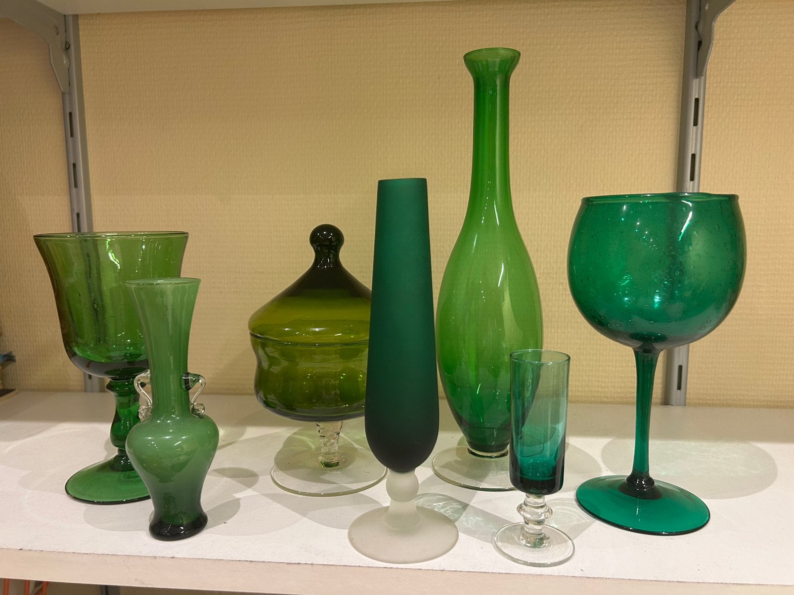 Groen glaswerk murano, Ophalen of Verzenden, Zo goed als nieuw, Overige typen