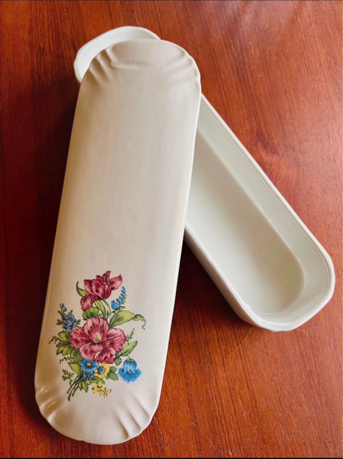 Vintage porseleinen kammenbak, Antiek en Kunst, Ophalen of Verzenden