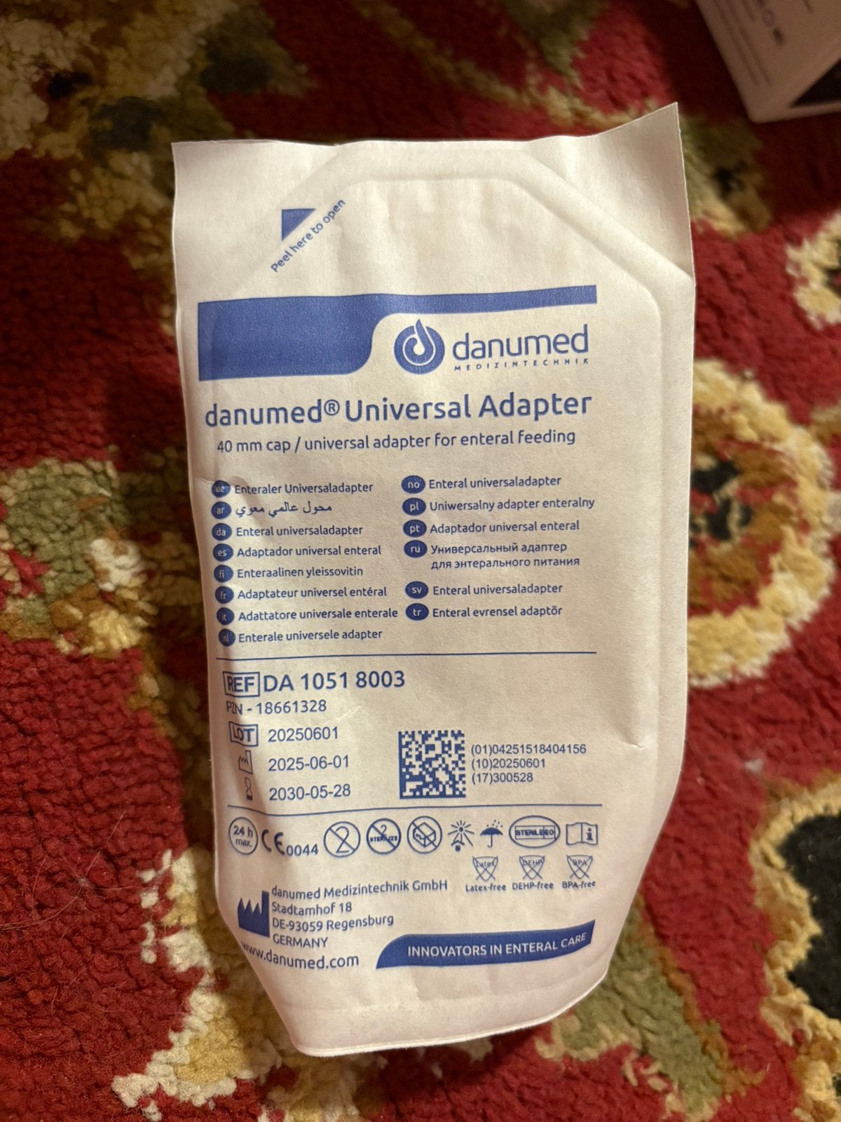 Danumed universal adapter, Ophalen of Verzenden, Nieuw