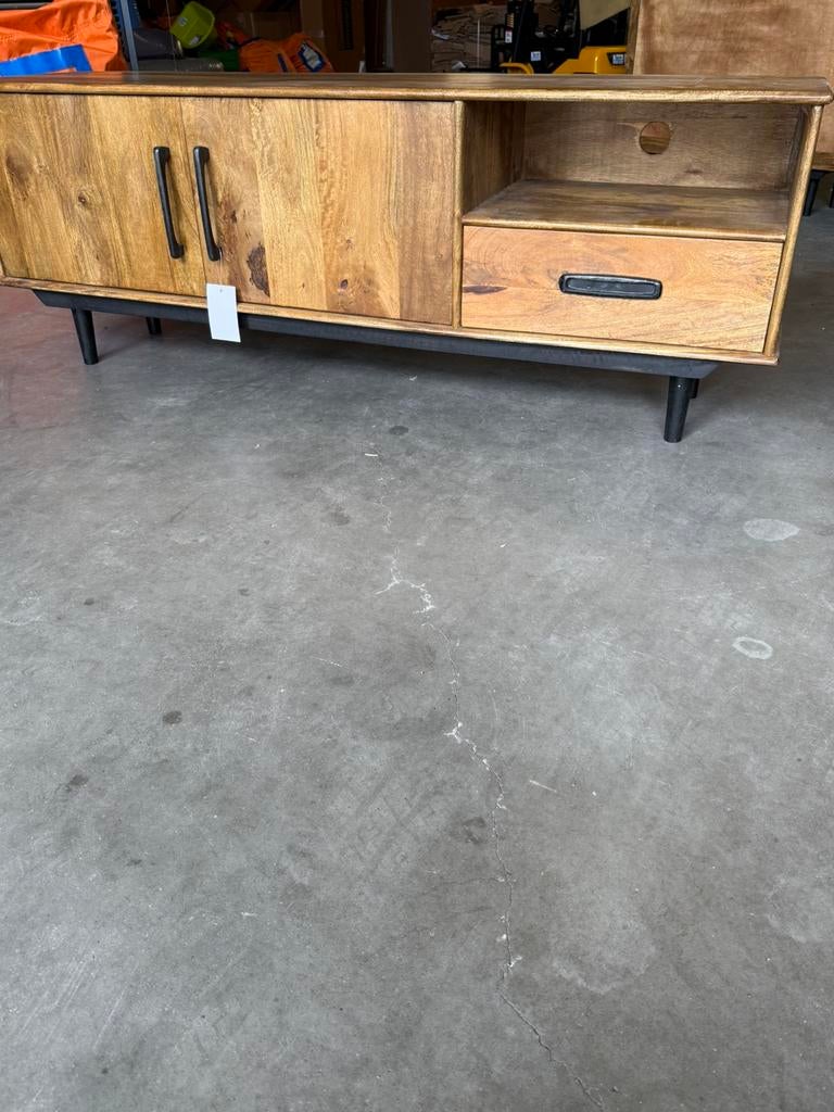 Mango hout tv kast nieuw, Huis en Inrichting, Kasten | Televisiemeubels, Ophalen, Nieuw, 25 tot 50 cm, Minder dan 100 cm