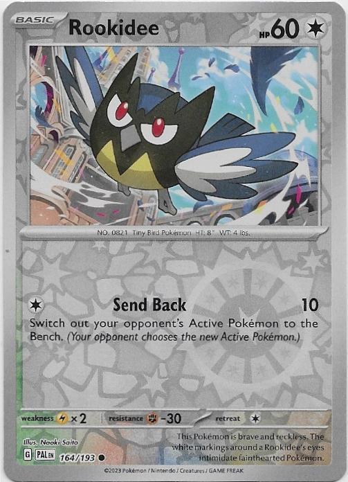 Paldea Evolved,  Rookidee [reverse] 164/193, Verzenden, Nieuw, Losse kaart