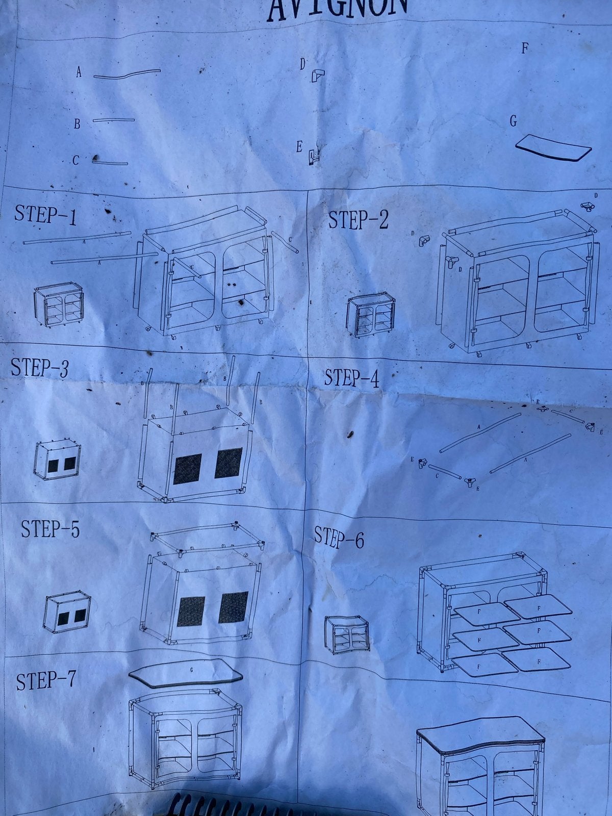 Opvouwbare Campingkast - Avignon, Ophalen of Verzenden, Nieuw