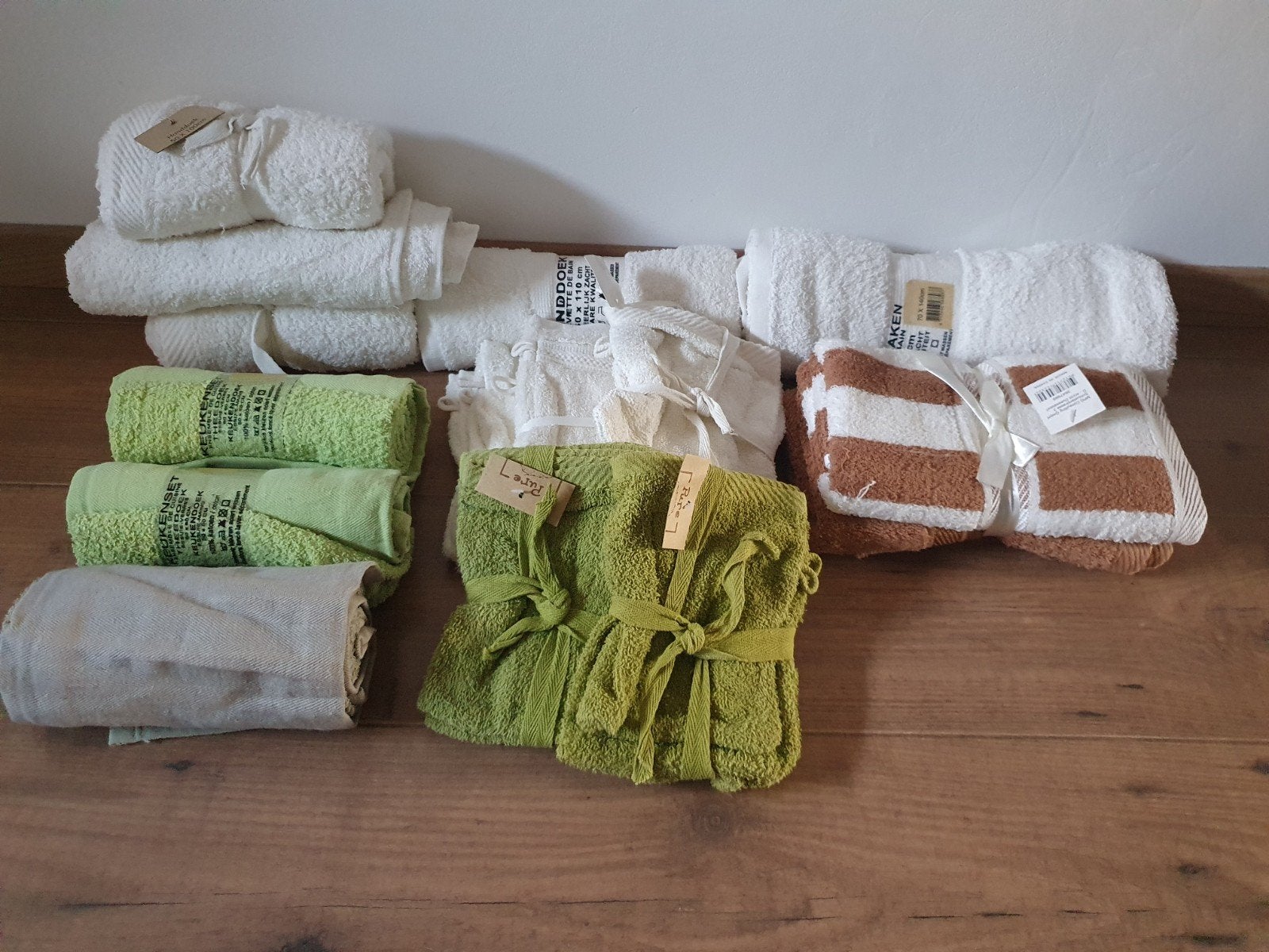 Nieuw handdoeken, washandjes  keukendoeken etc, Huis en Inrichting, Ophalen of Verzenden, Nieuw