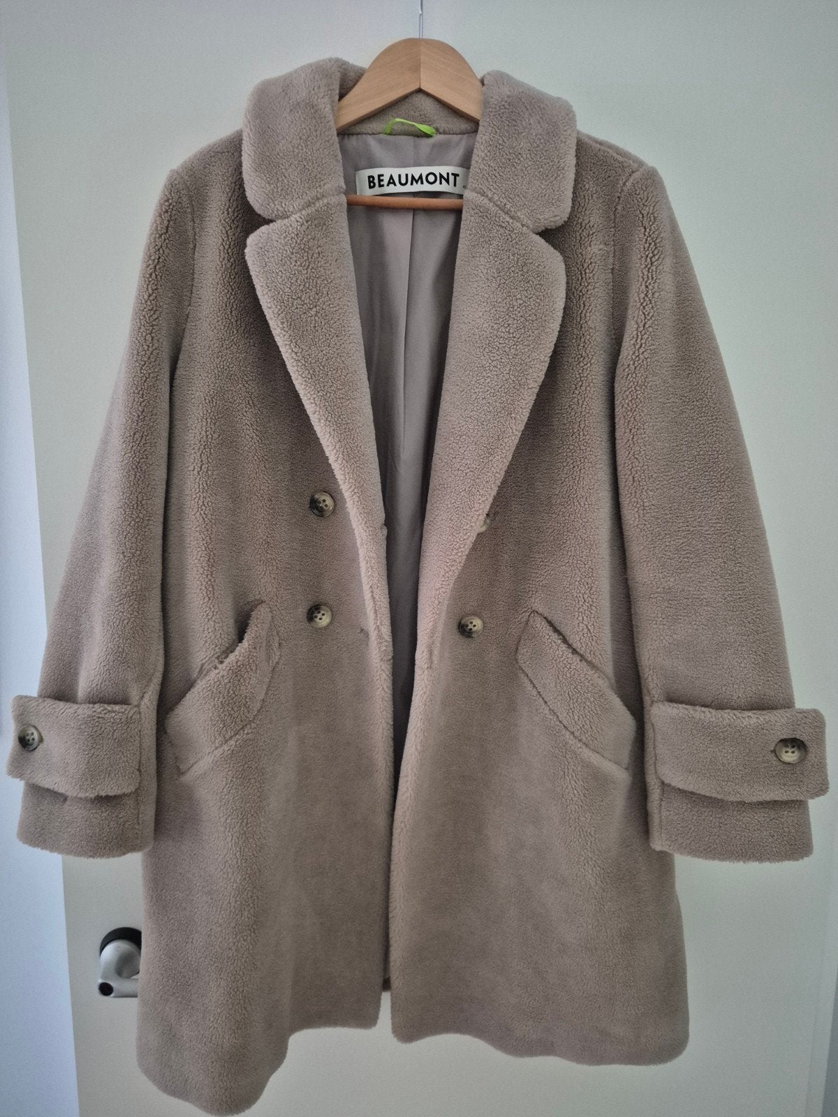 Beaumont Teddy Jas - beige Nieuw 42, Beige, Beaumont, Maat 42/44 (L), Nieuw