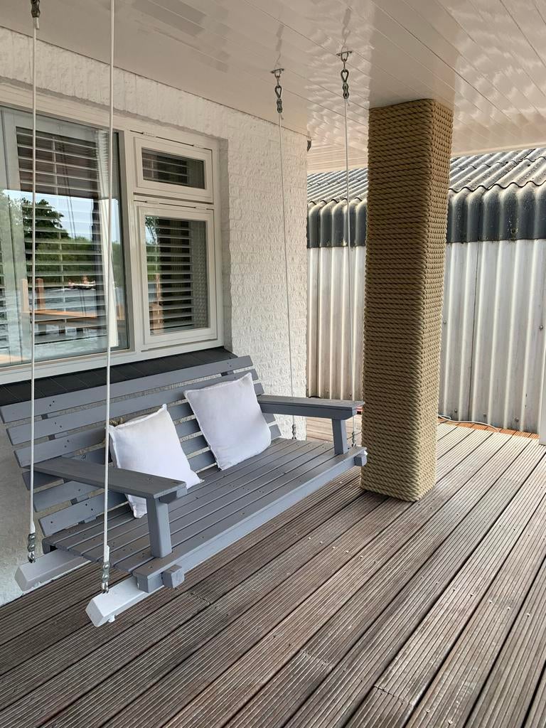 Nu afhalen! Steiger hout vlonderdelen hout (150m2), Ophalen, Zo goed als nieuw, Hout