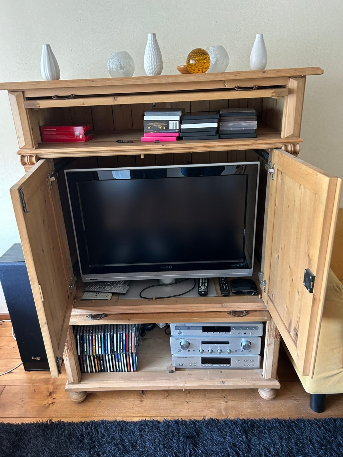 Tv kast grenen, Huis en Inrichting, Ophalen, Gebruikt, Grenenhout, 40 tot 80 cm