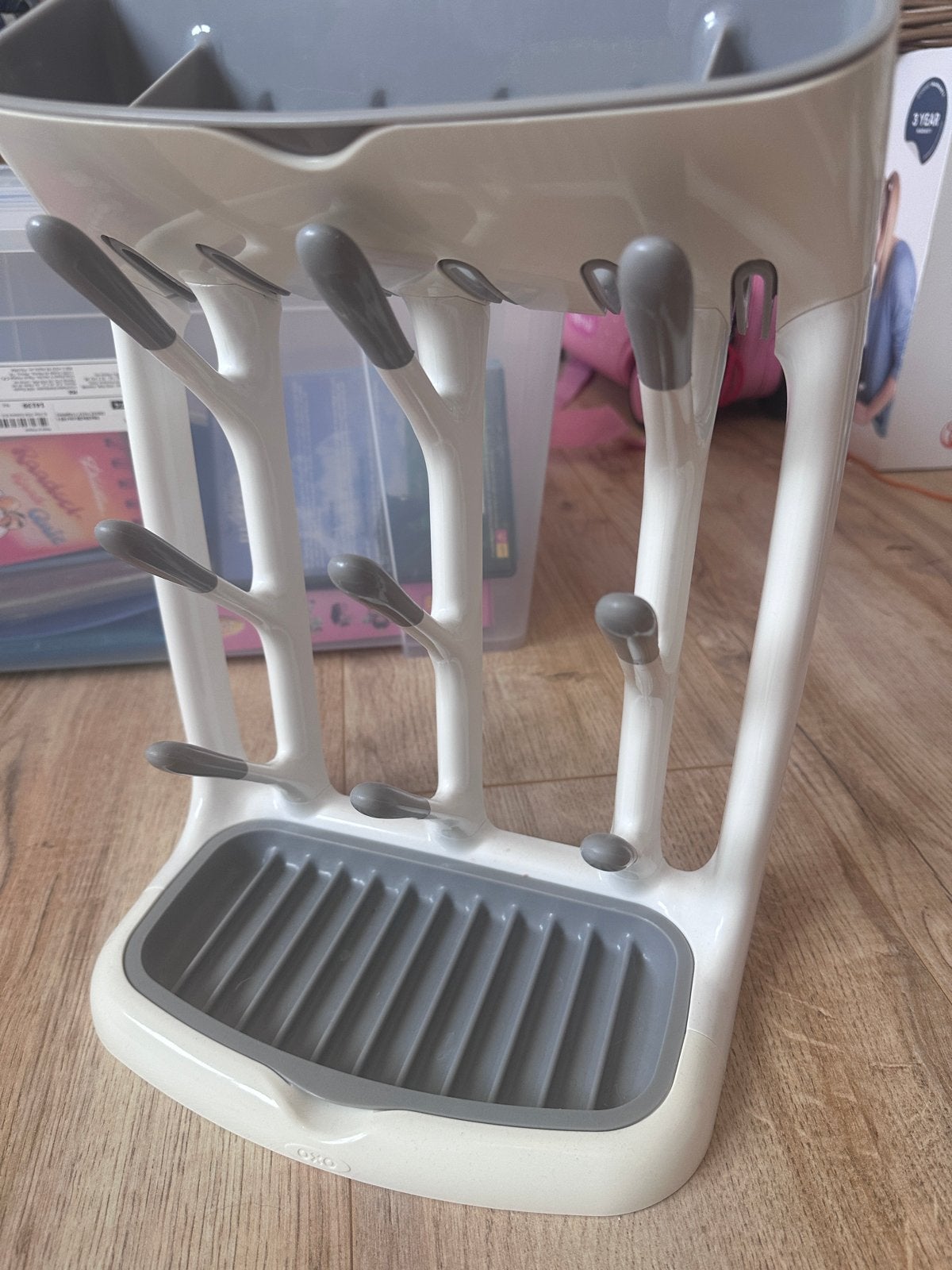 Flessendroogrek en bewaarbakje voor babyvoeding, Ophalen, Overige merken, BPA-vrij, Flessendroger
