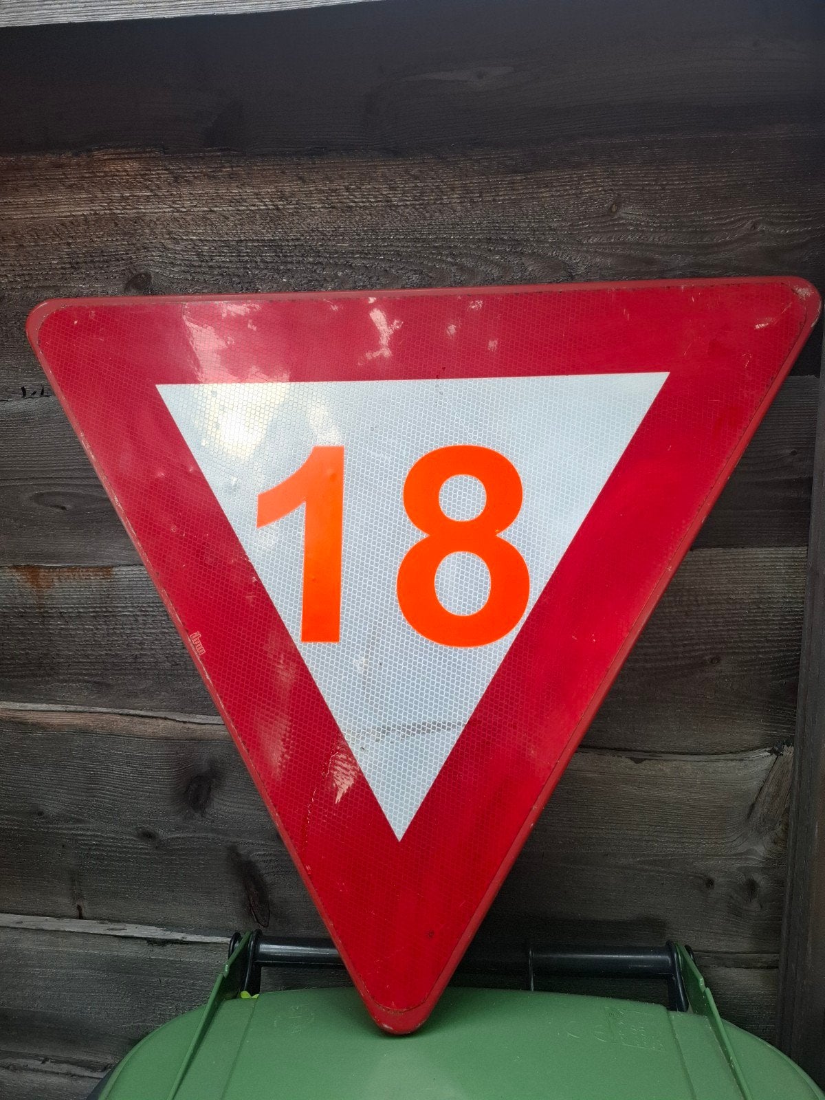 verkeersbord 18, Ophalen, Gebruikt