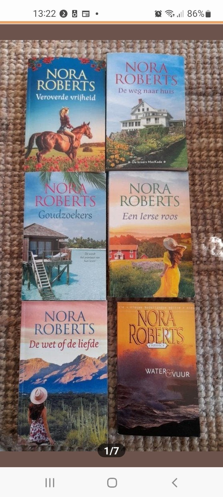 6x NORA ROBERTS!!, Ophalen, Zo goed als nieuw