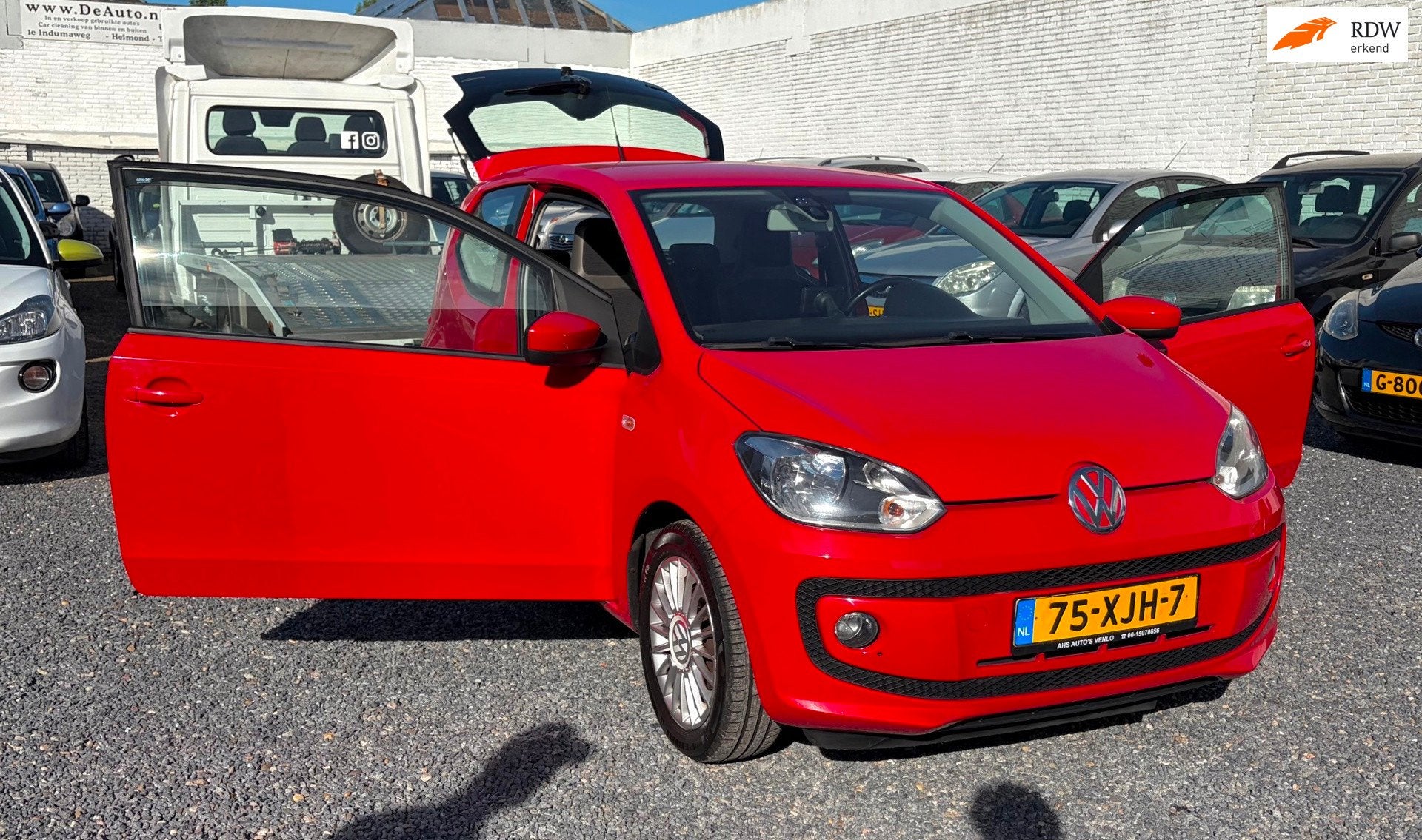 Volkswagen Up! 1.0 high up! BlueMotion | Bouwjaar 2012 | Led, Auto's, Voorwielaandrijving, Euro 5, Gebruikt, 840 kg