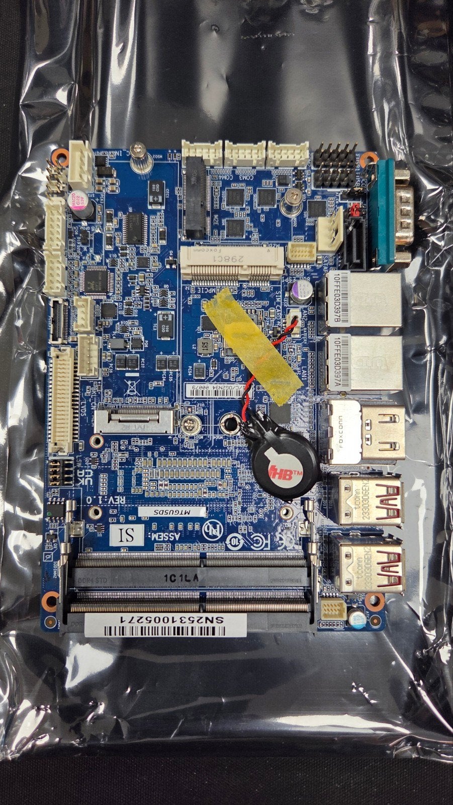 GigaIPC QBiP-1145G7EB industrieel moederbord, Computers en Software, Moederborden, Ophalen of Verzenden, Zo goed als nieuw