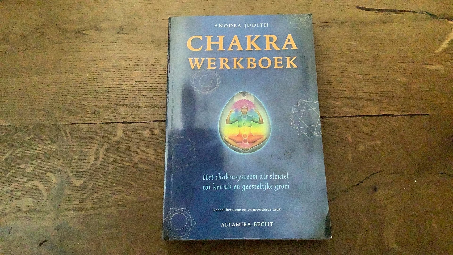Anodea Judith - Chakra werkboek, Achtergrond en Informatie, Spiritualiteit algemeen, Ophalen of Verzenden, Zo goed als nieuw