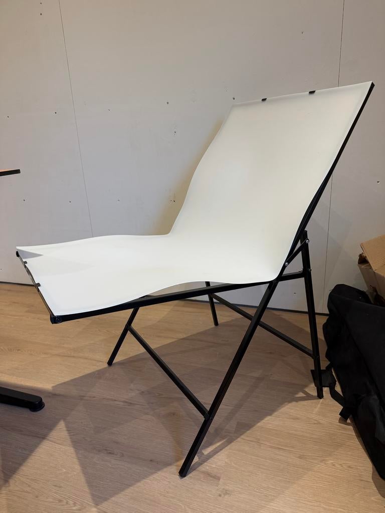 Opvouwbaar Wit Fotostudio Achtergrond Scherm, Ophalen, Zo goed als nieuw, Achtergrond