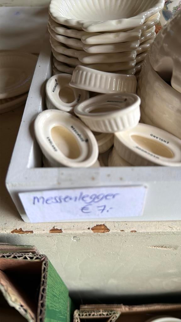 Wedgwood messenleggers, Huis en Inrichting, Keuken | Servies, Ophalen of Verzenden, Nieuw, Porselein, Wedgwood