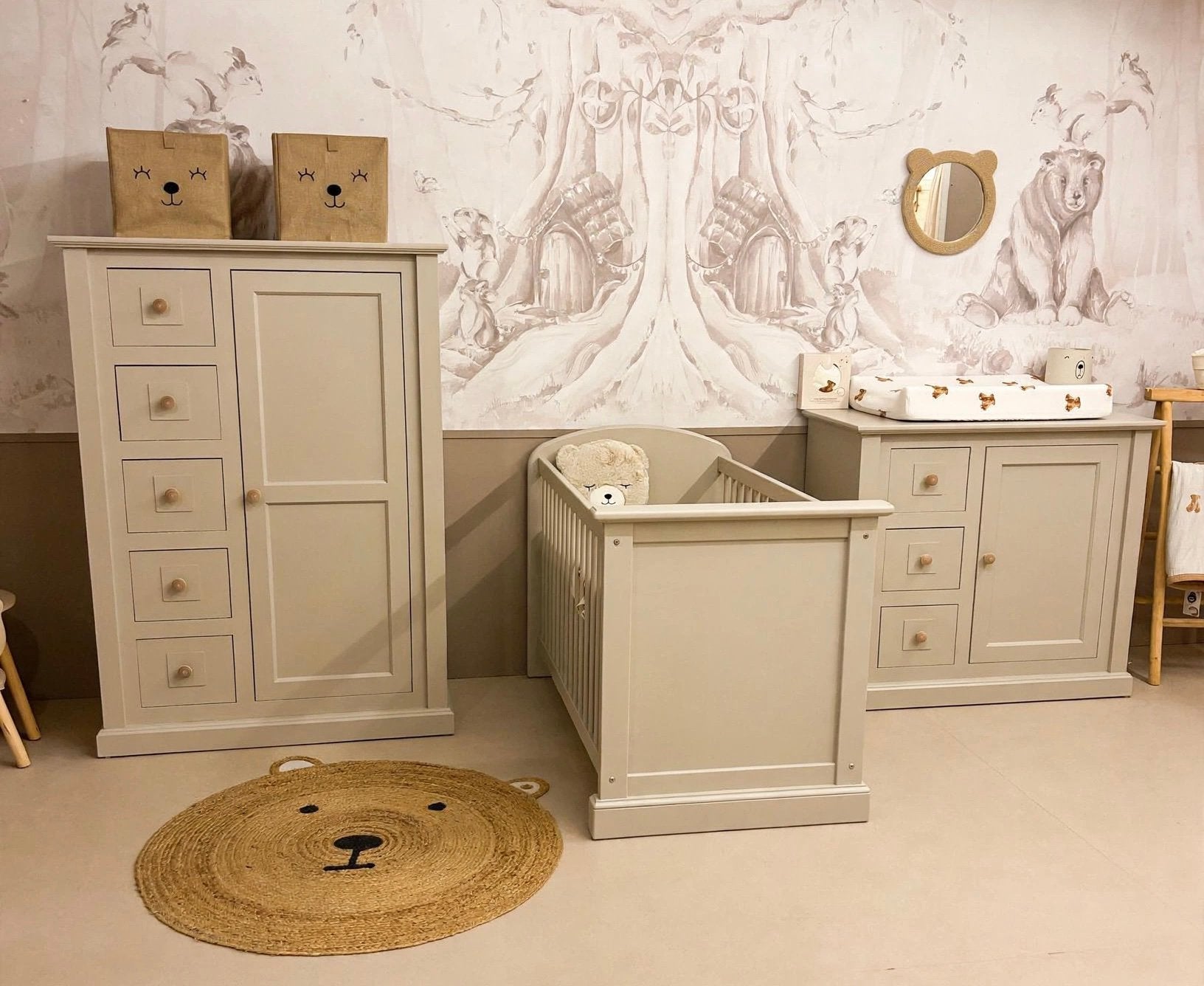 Babykamer •Teddy• By Juffrouw Kwast, Ophalen, Info@juffrouw-kwast.nl, Juffrouw Kwast, Juffrouw Kwast