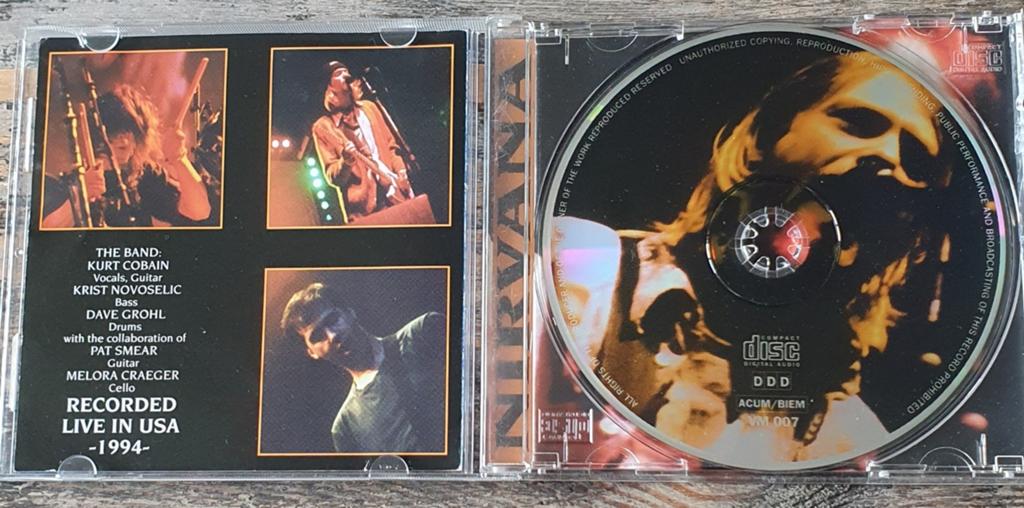 Nirvana - Plugged Limited Edition - Picture CD (ZELDZAAM!), Ophalen of Verzenden, Zo goed als nieuw