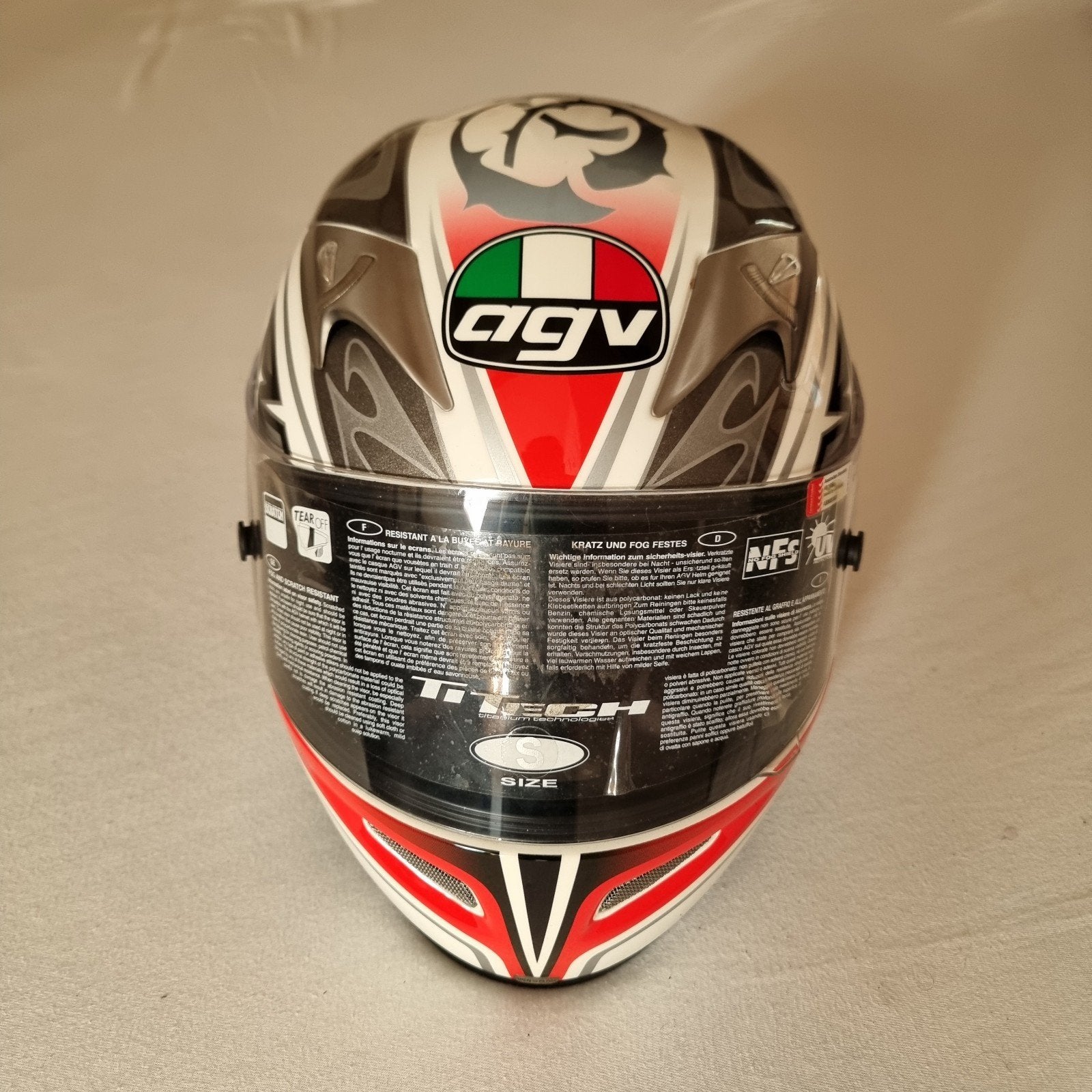AGV Motorhelm - Nieuwstaat, Maat Small, Motoren, Motorcrosskleding, Dames, Ophalen of Verzenden, AGV