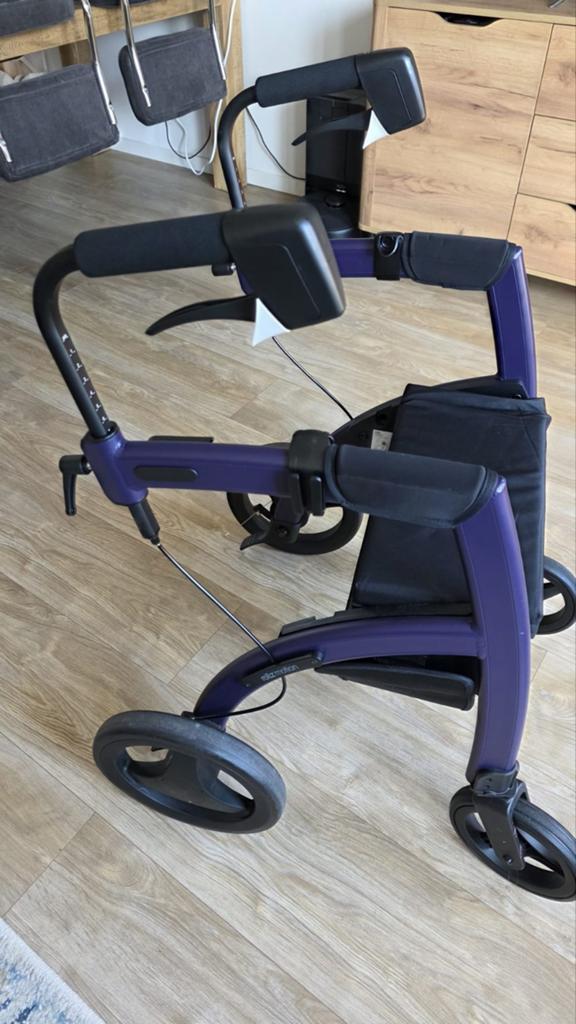 Rollz Motion paarse rollator, Diversen, Ophalen of Verzenden, Zo goed als nieuw