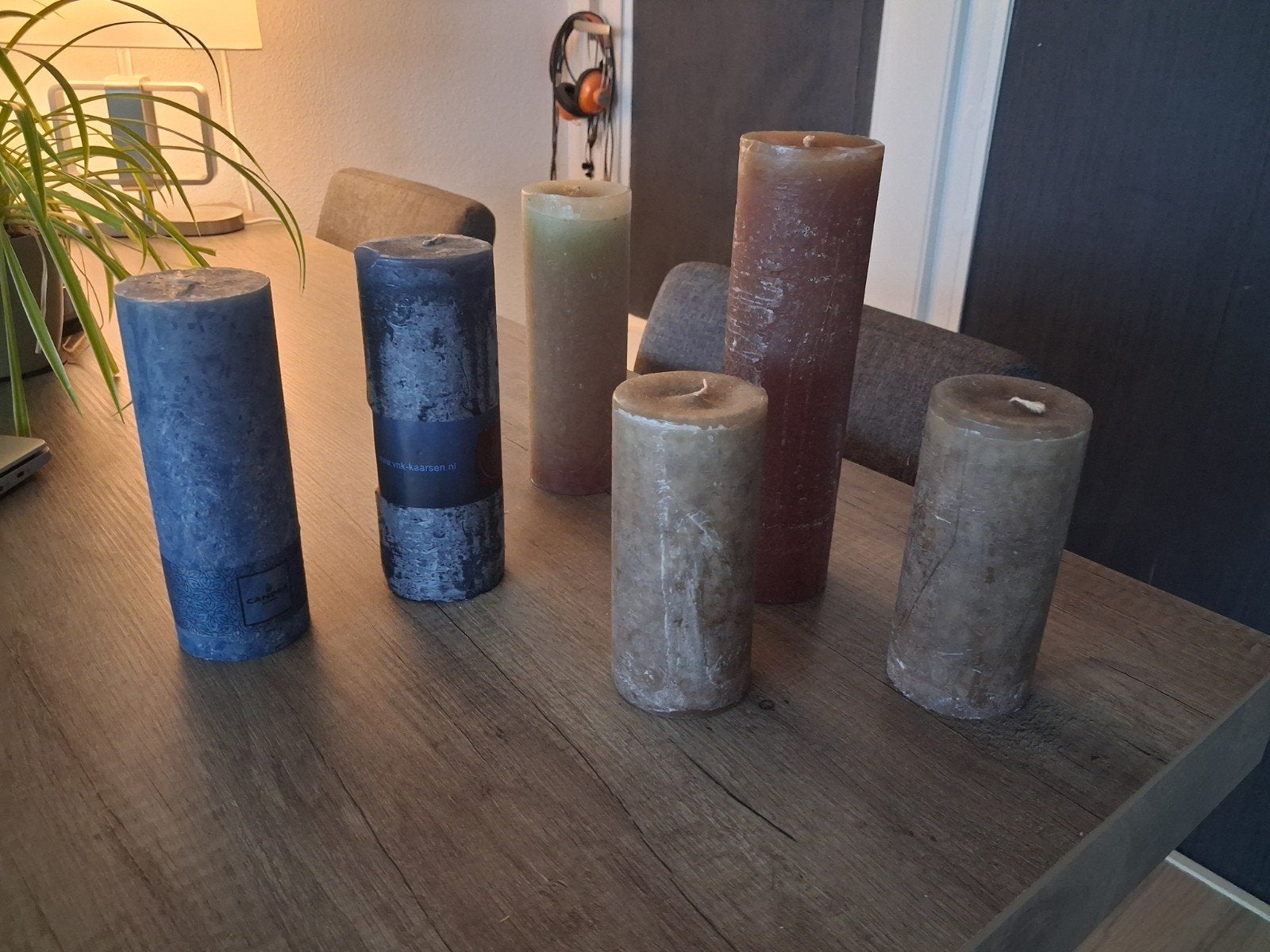 Diverse kaarsen, verschillende kleuren en maten, Ophalen, Meerkleurig, Overige merken, Kaars