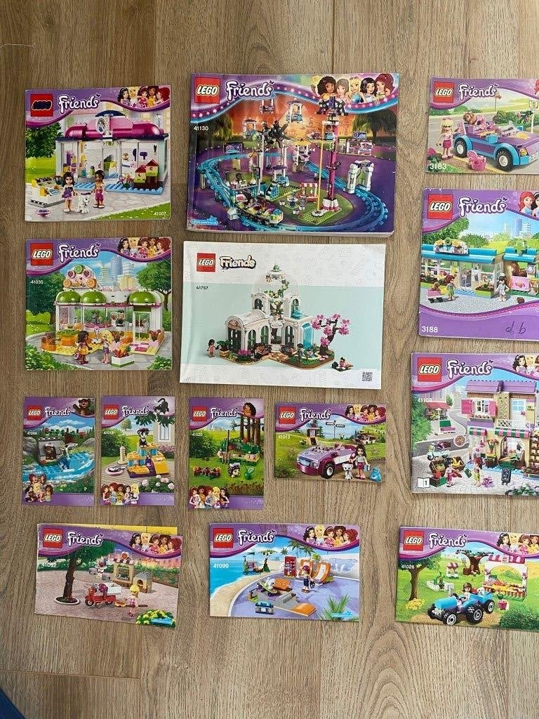 Lego Friends partij bouwinstructies boekjes, Gebruikt, Lego, Overige typen, Friends