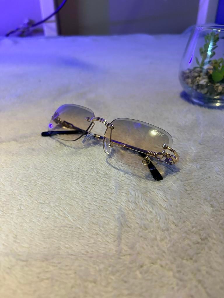 Cartier bril getint, Sieraden, Tassen en Uiterlijk, Zonnebrillen en Brillen | Heren, Overige merken, Overige kleuren, Nieuw, Ophalen of Verzenden