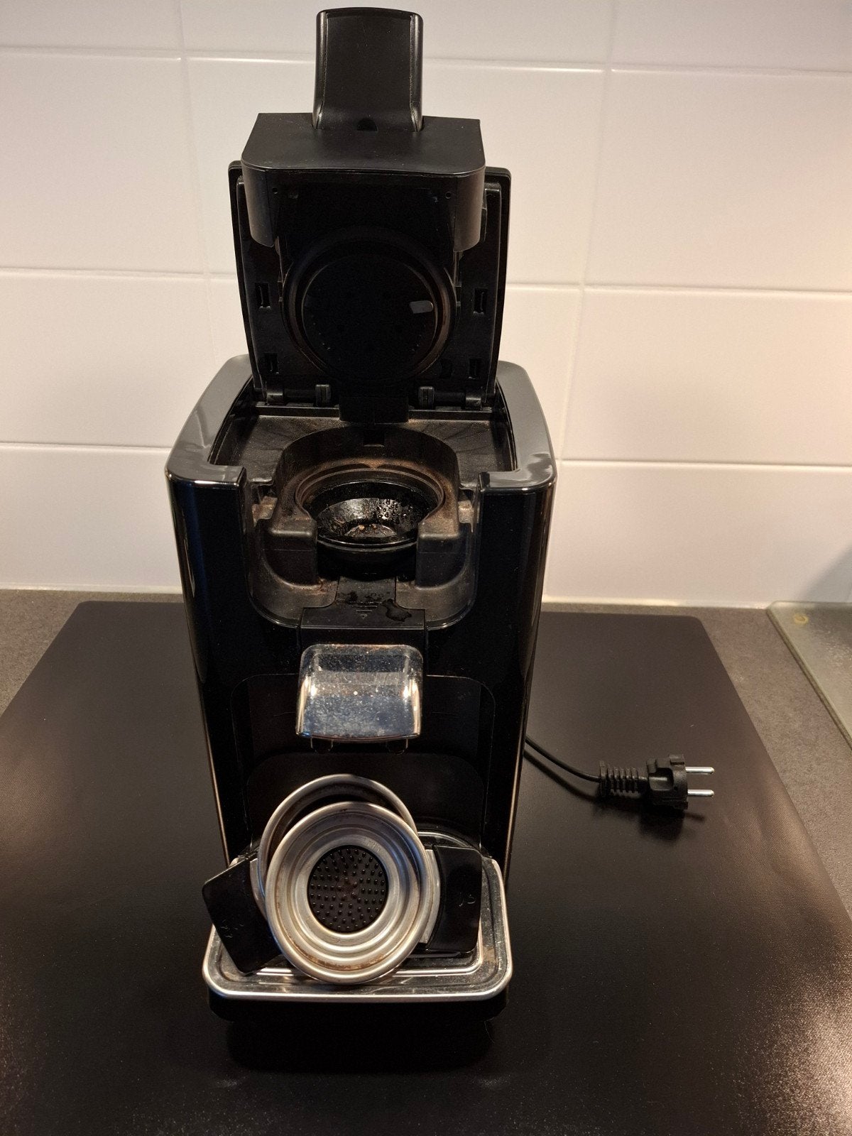Zgan senseo apparaat zwart, Witgoed en Apparatuur, Koffiezetapparaten, Ophalen, Koffiemachine, Zo goed als nieuw, 4 tot 10 kopjes