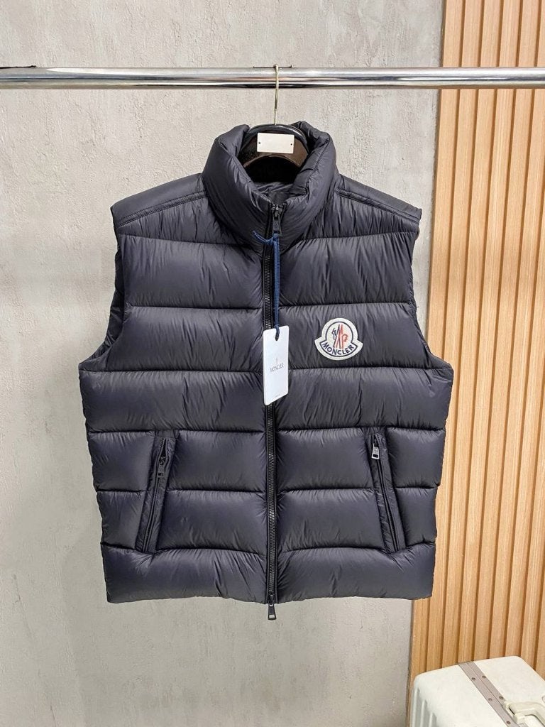Moncler Bodywarmer, Kleding | Heren, Bodywarmers, Moncler, Zwart, Nieuw, Overige maten