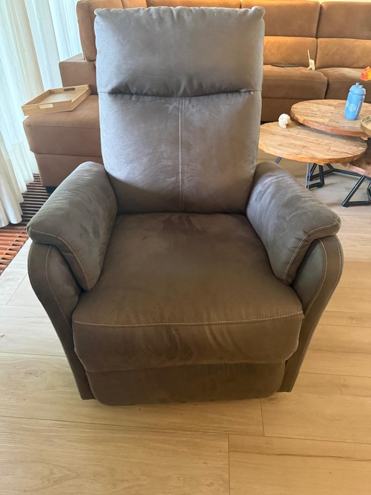 Comfortabele relaxfauteuil - Zo goed als nieuw, 75 tot 100 cm, Ophalen of Verzenden, Zo goed als nieuw, Modern, comfortabel