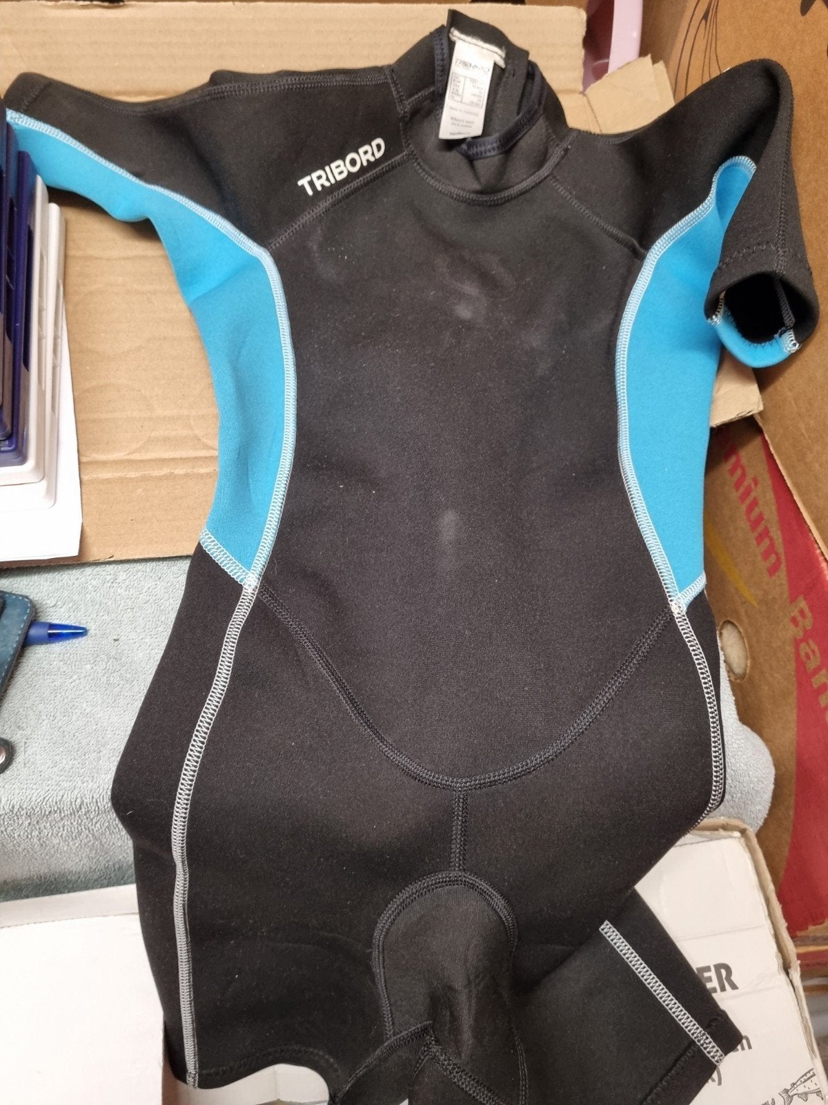 tribord wetsuit maat 10 ans ,jaar, Watersport en Boten, Ophalen of Verzenden, Zo goed als nieuw, Kind, Wetsuit