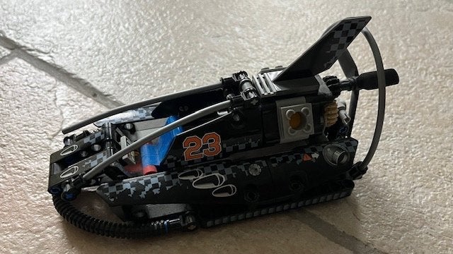 Lego technic hovercraft 42002, Ophalen of Verzenden, Gebruikt