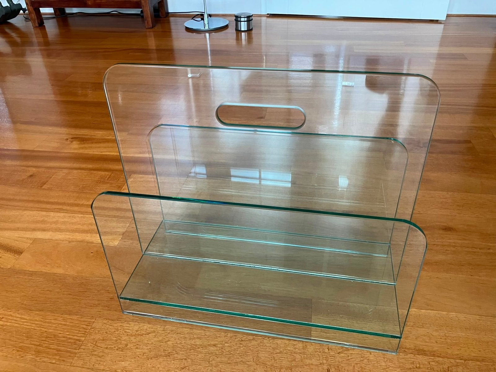 Glazen Lectuurbak - Zo goed als nieuw, Lectuurbak, Ophalen, Zo goed als nieuw, Glas