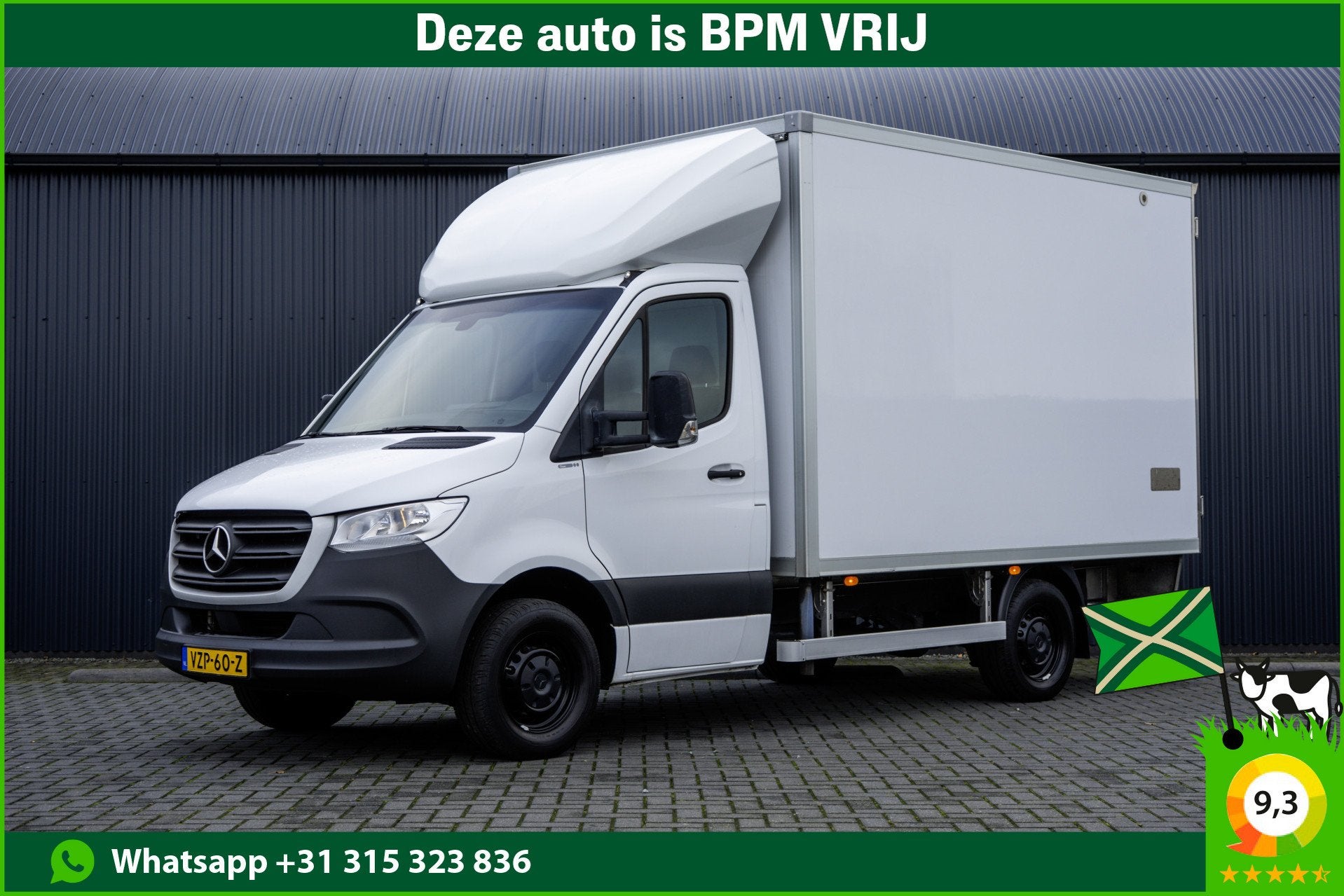 Mercedes-Benz Sprinter 315 CDI | Koelwagen | Zijdeur | 150PK, Auto's, Gebruikt, Euro 6, 4 cilinders, 150 pk