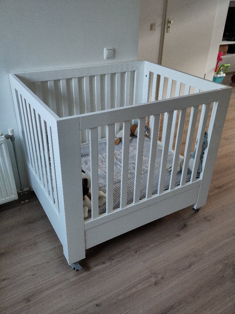 Kidsmill Alaska Box met lade wit hoogglans, Kinderen en Baby's, Boxen, Ophalen, Gebruikt, Rechthoekig, Lade