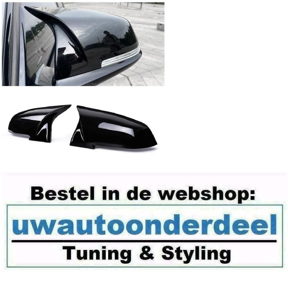 Hoogglans Zwart Spiegelkappen Wing Design Voor Bmw M3 M4 Loo, Verzenden, Automotive Parts, A.parts@hotmail.nl, Trasmolenlaan 12 3447 GZ Woerden