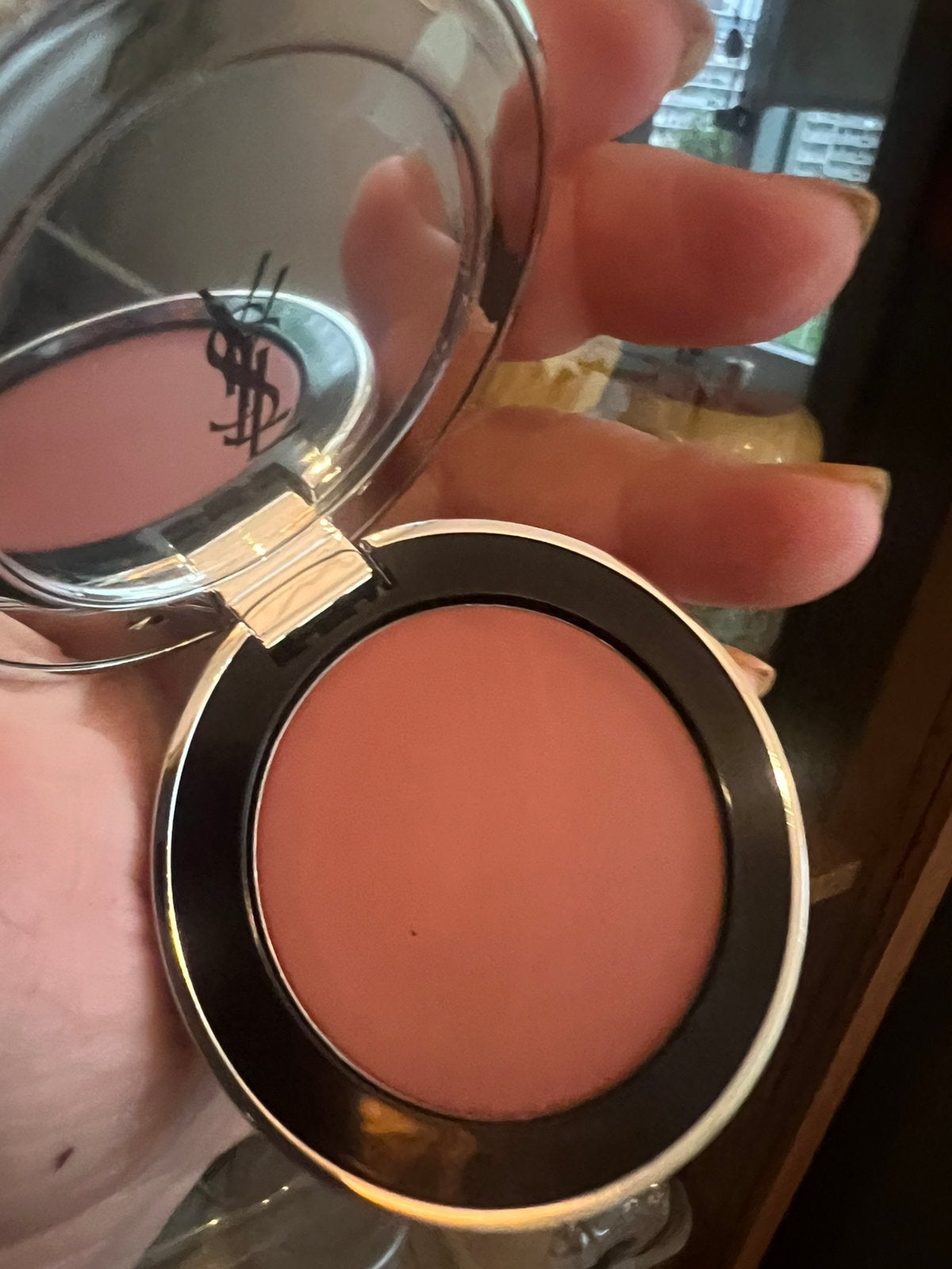 New- YSL Make MeBlushCreamLiftedGlow CreamBlush 23 Hot Mauve, Sieraden, Tassen en Uiterlijk, Ophalen of Verzenden, Nieuw, Roze