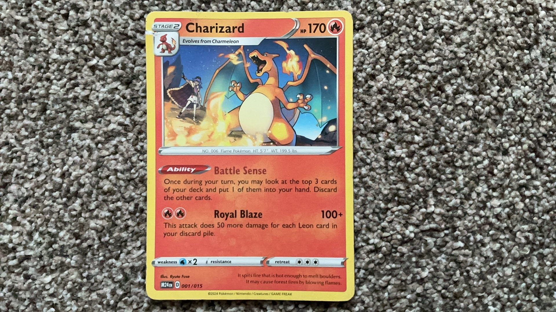 Charizard Pokémon, Ophalen of Verzenden, Nieuw, Losse kaart