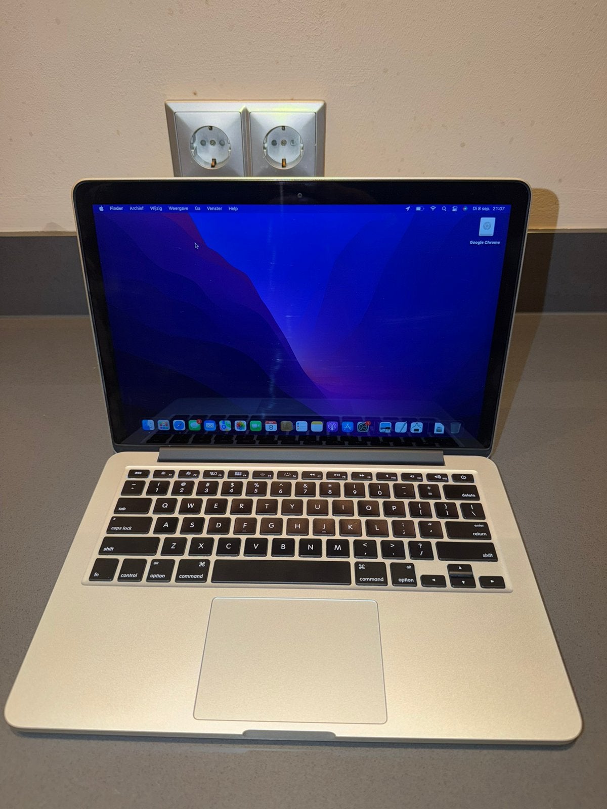 MacBook Pro 13” Retina 2015 | 8GB | 128GB | 215 cycli |, Computers en Software, Apple Macbooks, 2 tot 3 Ghz, Qwerty, 8 GB, 13 inch