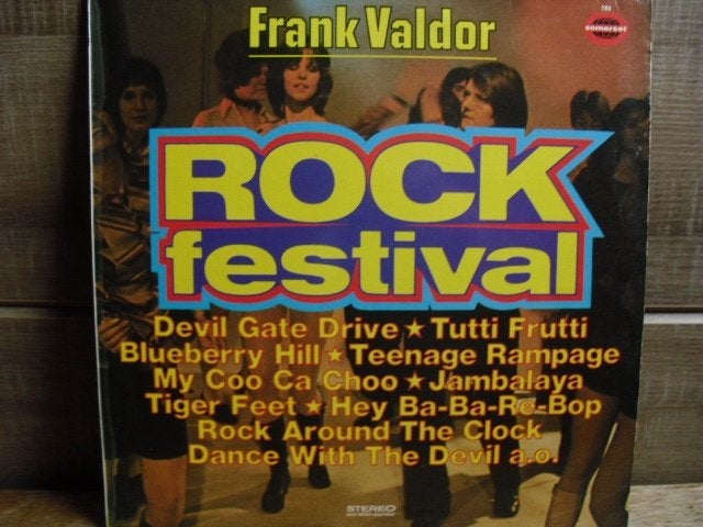 Frank Valdor and his Dimension-Singers "Rock Festival" LP, LP, Complilatie, Gebruikt, Ophalen of Verzenden