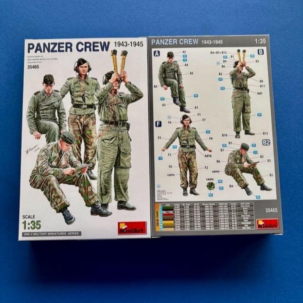 MiniArt	35465	Panzer Crew (1943-1945)	1/35, Verzenden, Nieuw, 1:35 tot 1:50