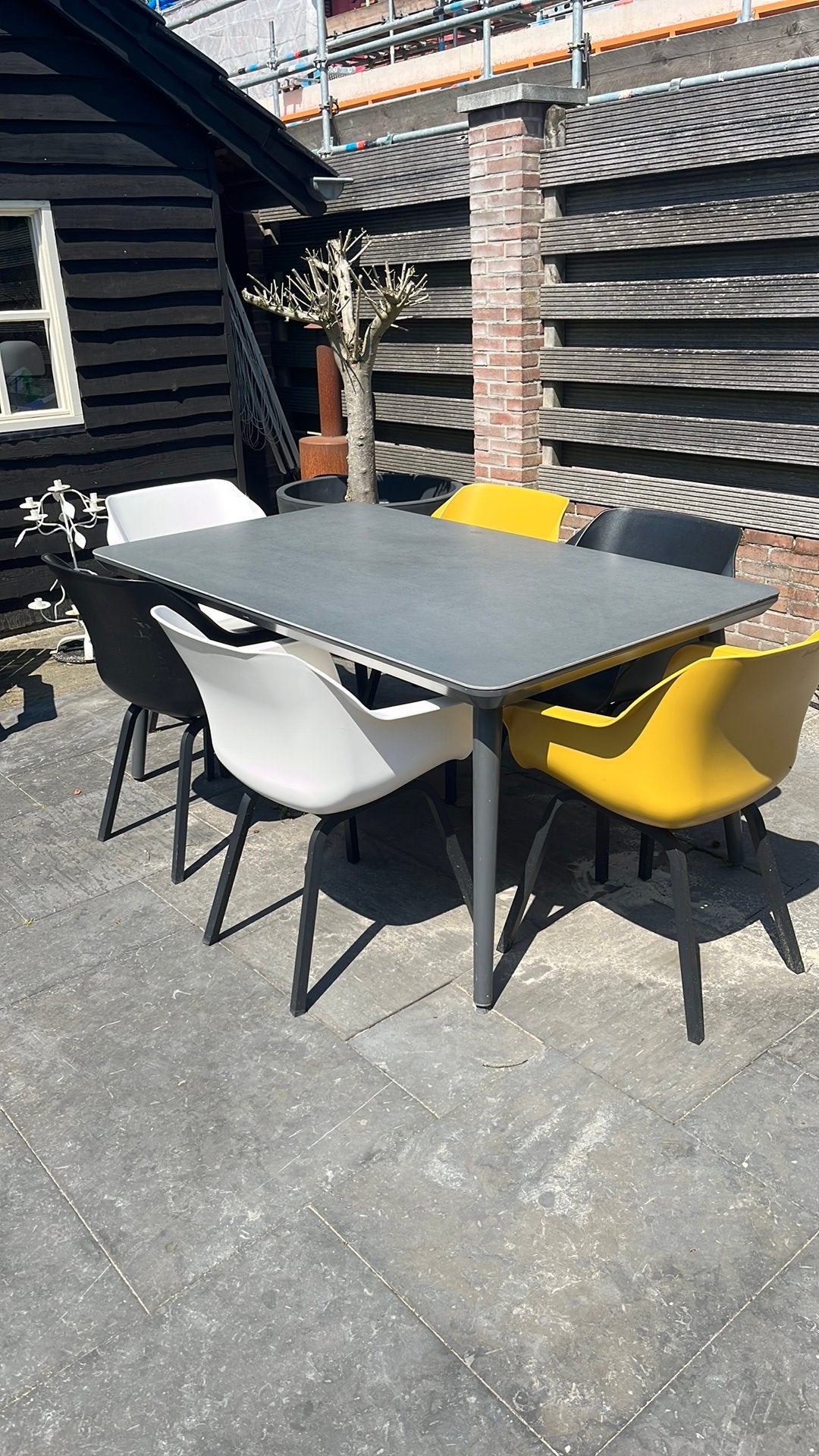 Prachtige hartman tuinset, Tuin en Terras, Tuinsets en Loungesets, Kunststof, 6 zitplaatsen, Ophalen of Verzenden, Zo goed als nieuw